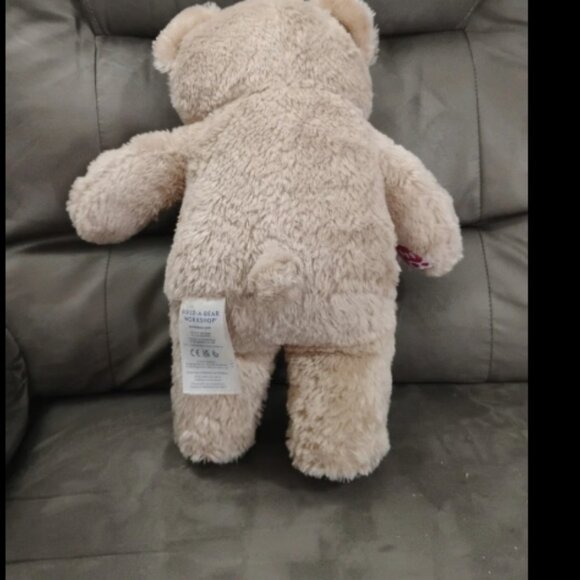 Build a Bear Happy Birthday Plush Tan Bear Blue Confetti Plush Stuffed Animal - Picture 8 of 11